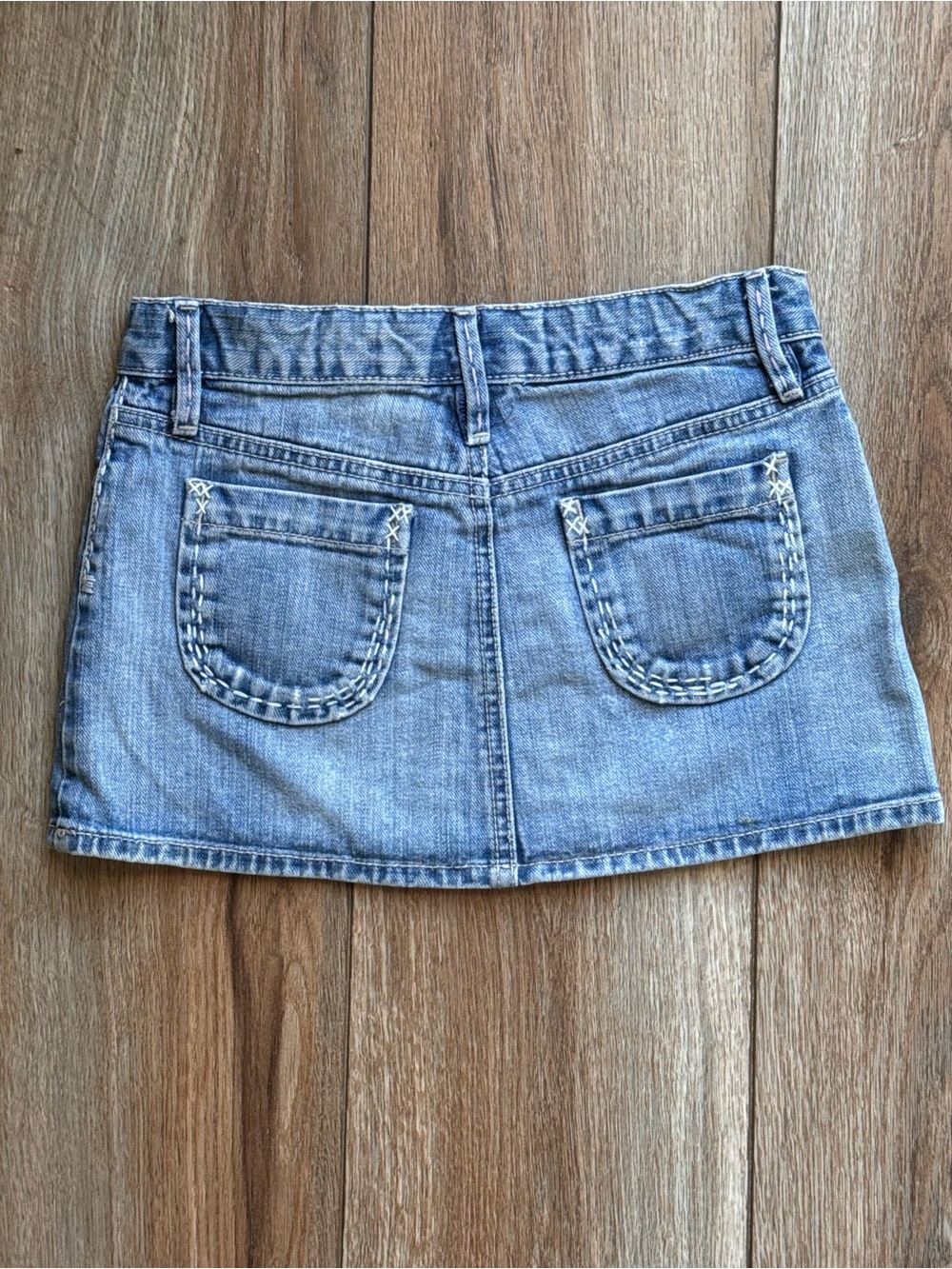 Classic Light Blue Denim Mini Skirt - Girl’s